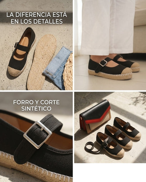 Alpargata, Calzado hecho con material sintético, calza en su punto, manejamos sólo números enteros