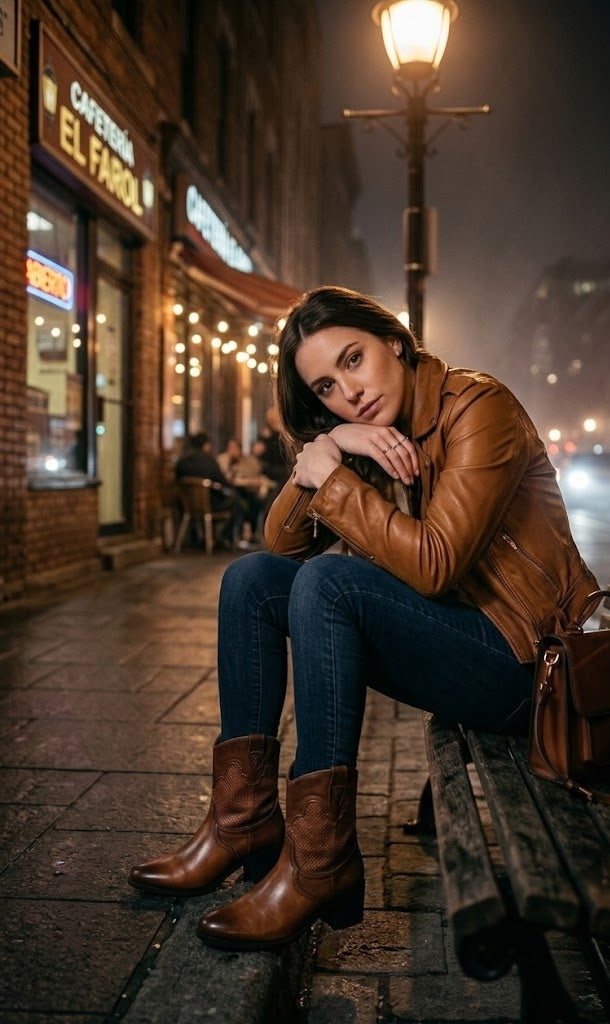 Bota Wood · Versátil y atemporal, color camel