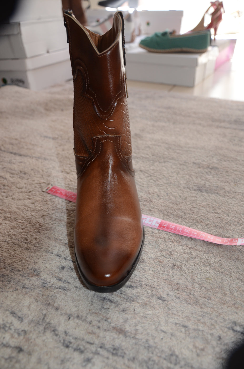 Bota Wood · Versátil y atemporal, color camel