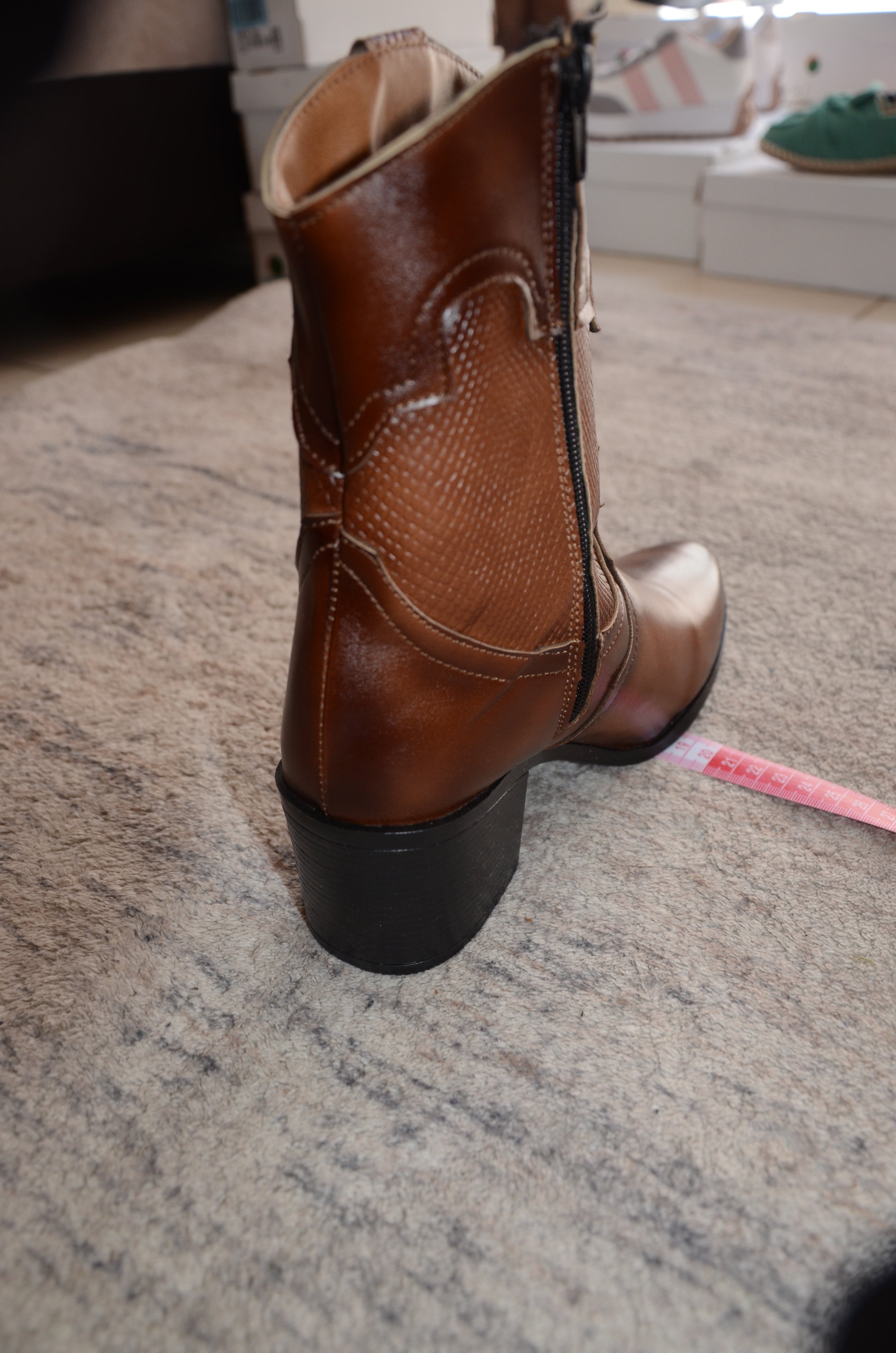 Bota Wood · Versátil y atemporal, color camel